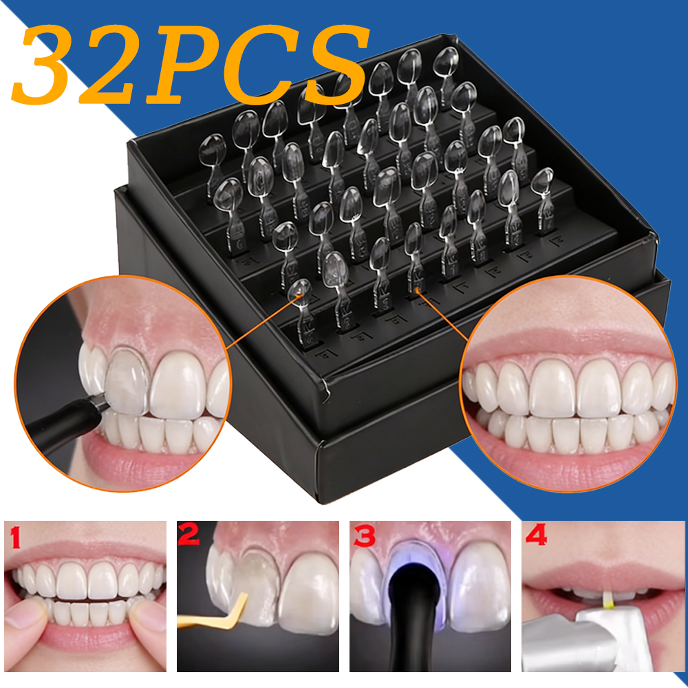 Teeth Whitening Moulds - 32pcs Dental Veneer Mold Kit for