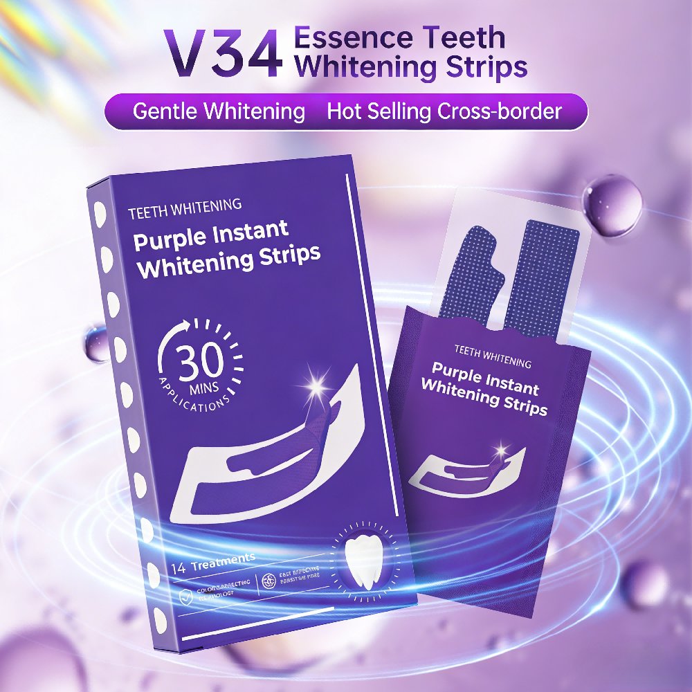 Purple Teeth Whitening Strips- – Teeth Whitening Strips Crest recenzja i cena
