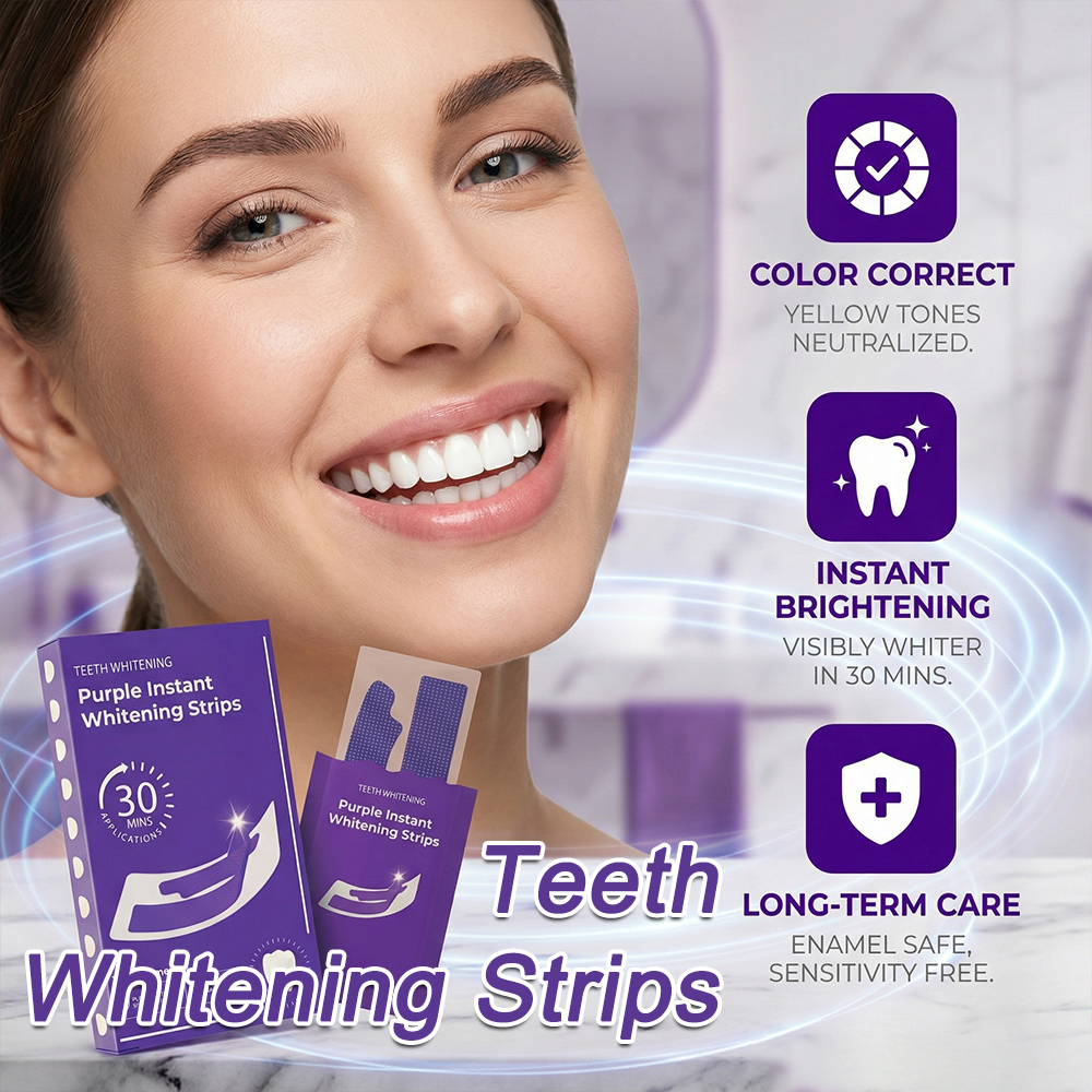 Purple Teeth Whitening Strips- – Teeth Whitening Strips Crest recenzja i cena