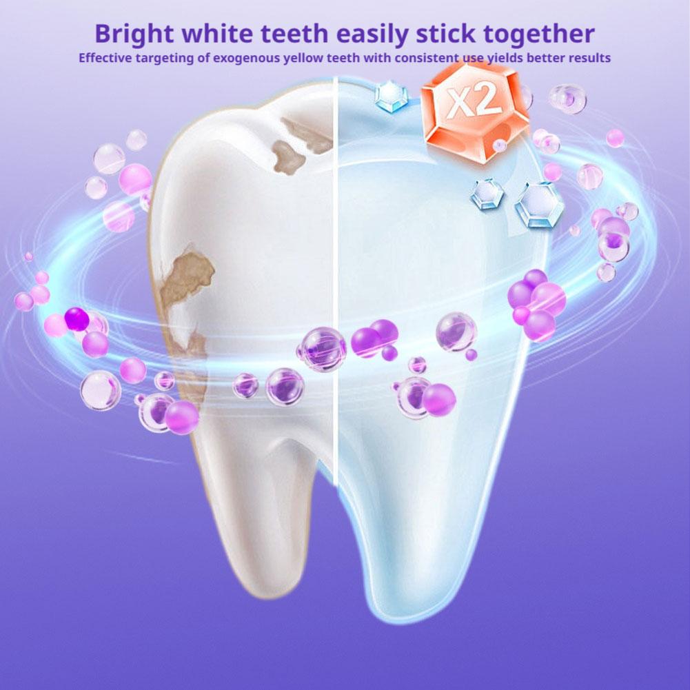 42Pairs V34 Purple Teeth White – Teeth Whitening Strips Crest recenzja i cena