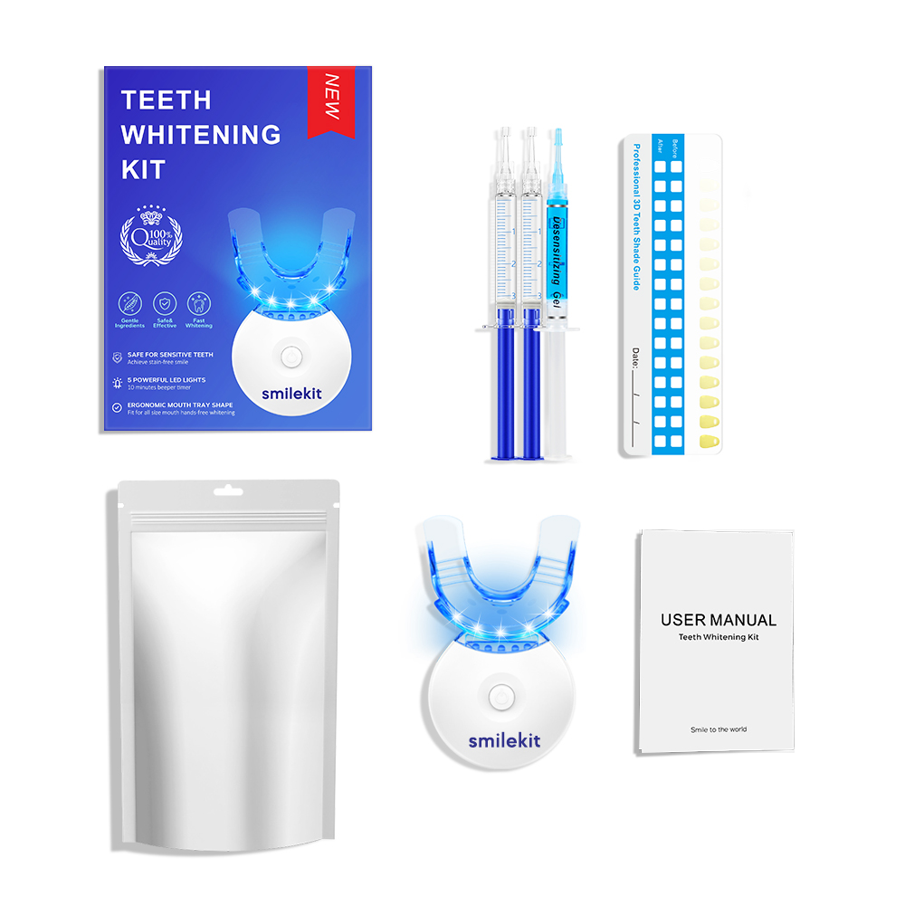 Teeth Whitening Kit - 5X LED L – Teeth Whitening Mouthwash recenzja i cena