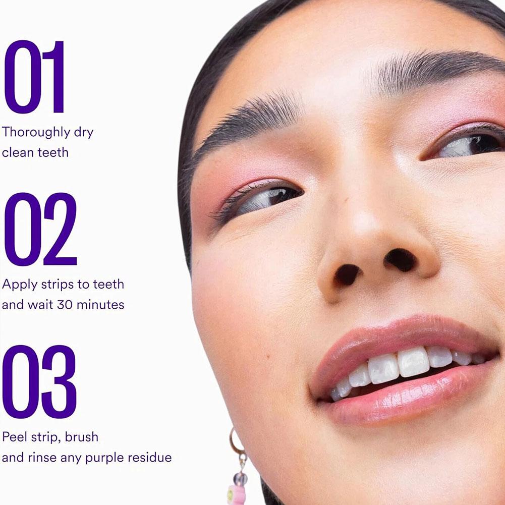 Purple Teeth Whitening Strips  – Teeth Whitening Strips Crest recenzja i cena
