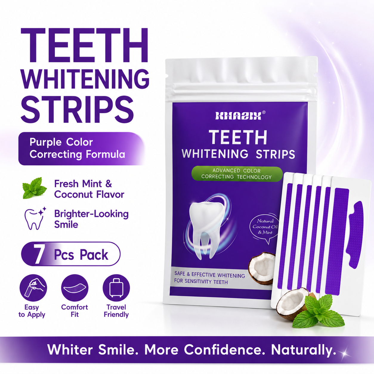 7pcs Dental Care Strips Oral H – Teeth Whitening Strips recenzja i cena