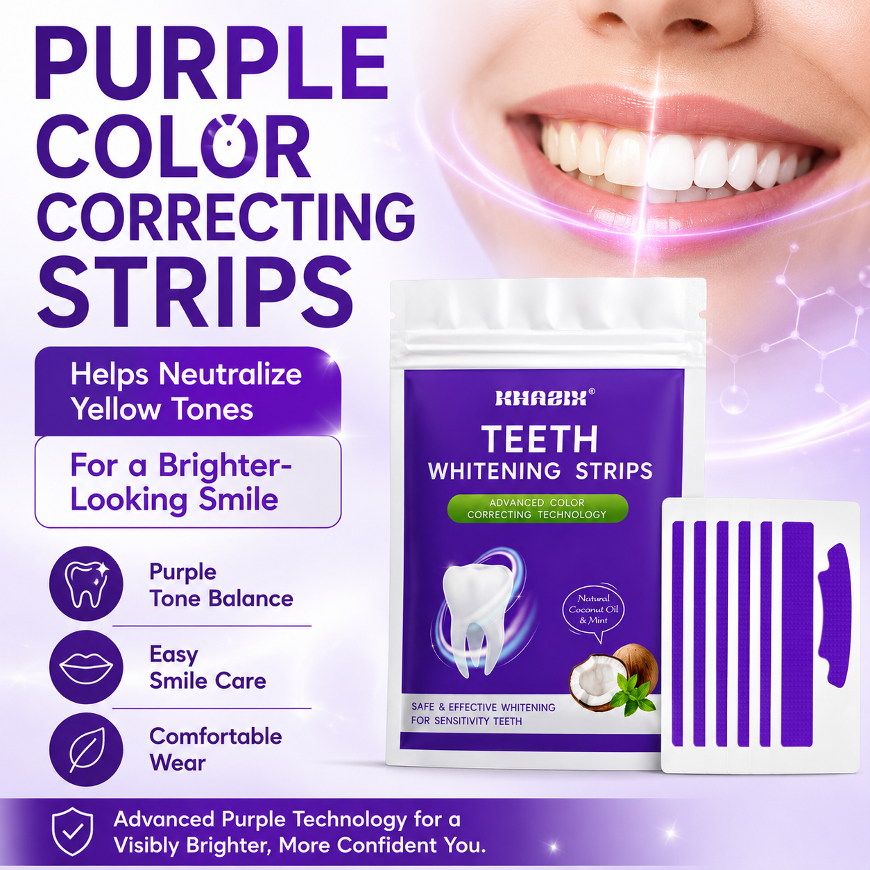 7pcs Dental Care Strips Oral H – Teeth Whitening Strips recenzja i cena