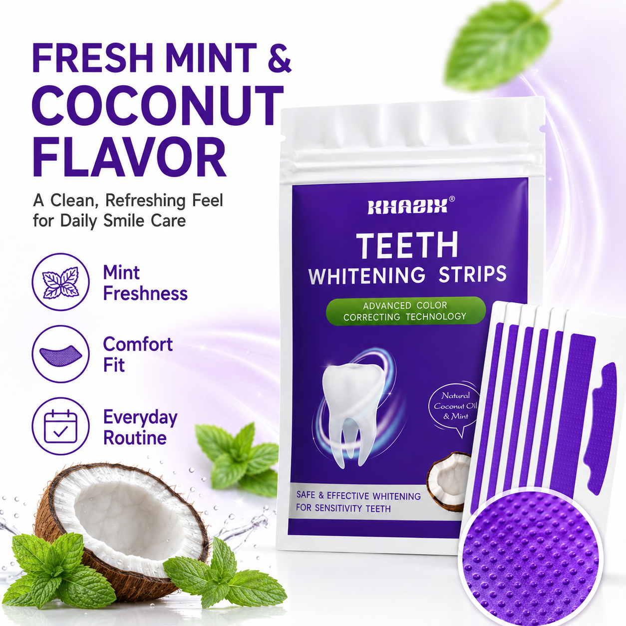 7pcs Dental Care Strips Oral H – Teeth Whitening Strips recenzja i cena