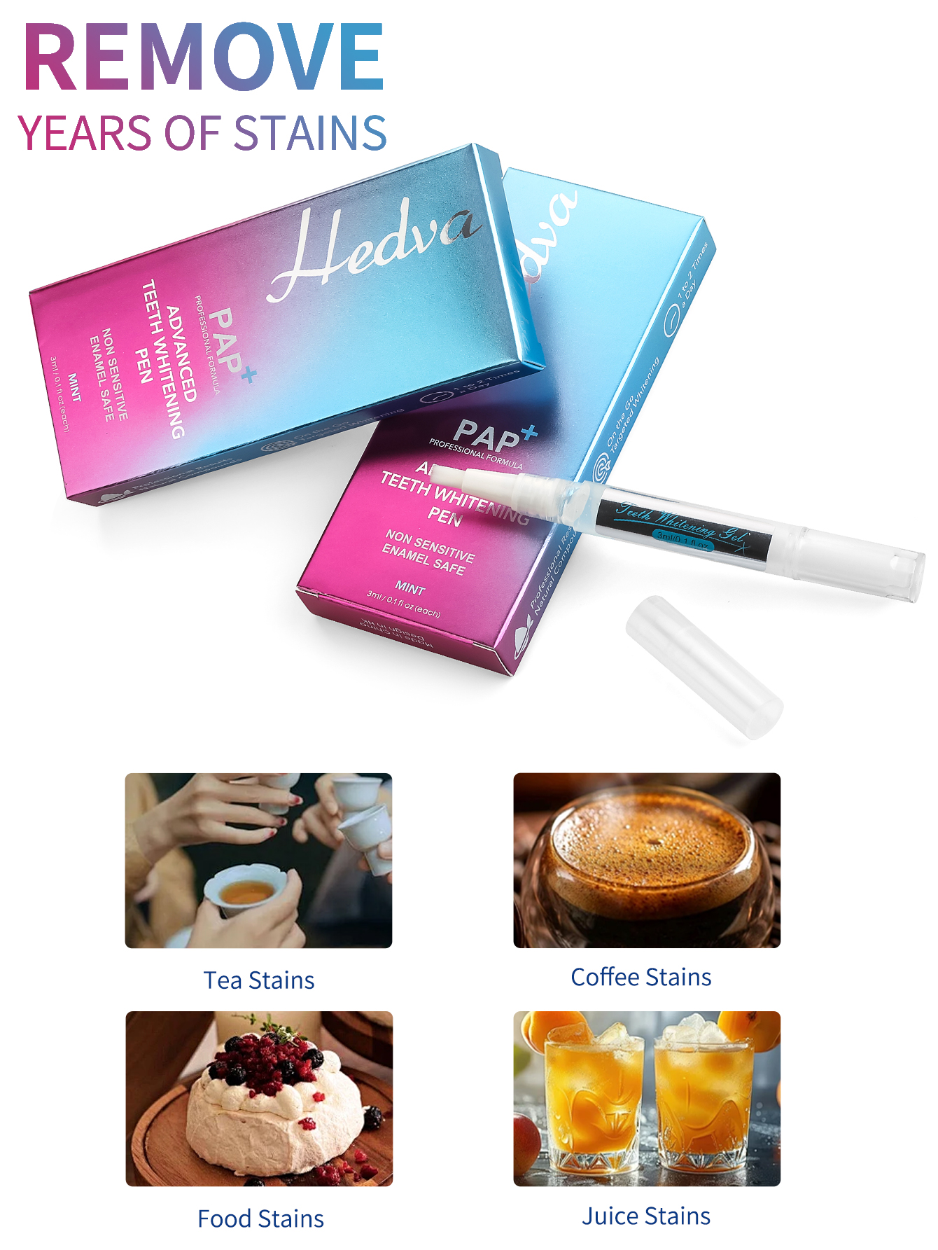Hedva PAP+ Teeth Whitening Pen – Teeth Paint Whitening recenzja i cena