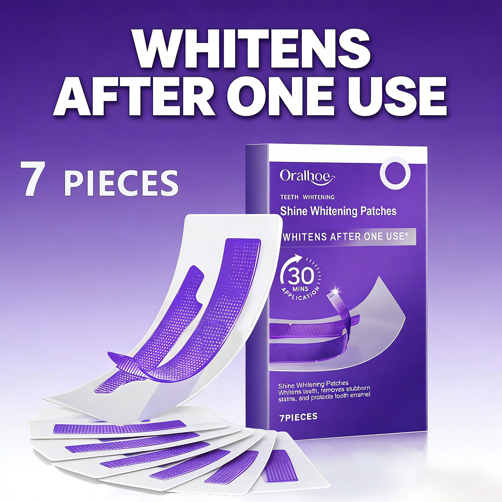 Purple Teeth Whitening Strips  – Teeth Whitening/Bleaching recenzja i cena
