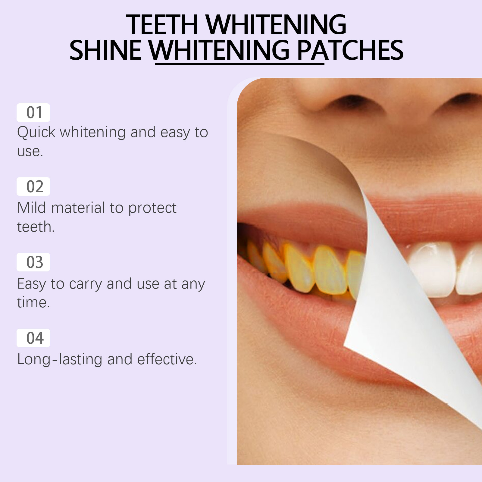 Purple Teeth Whitening Strips  – Teeth Whitening/Bleaching recenzja i cena