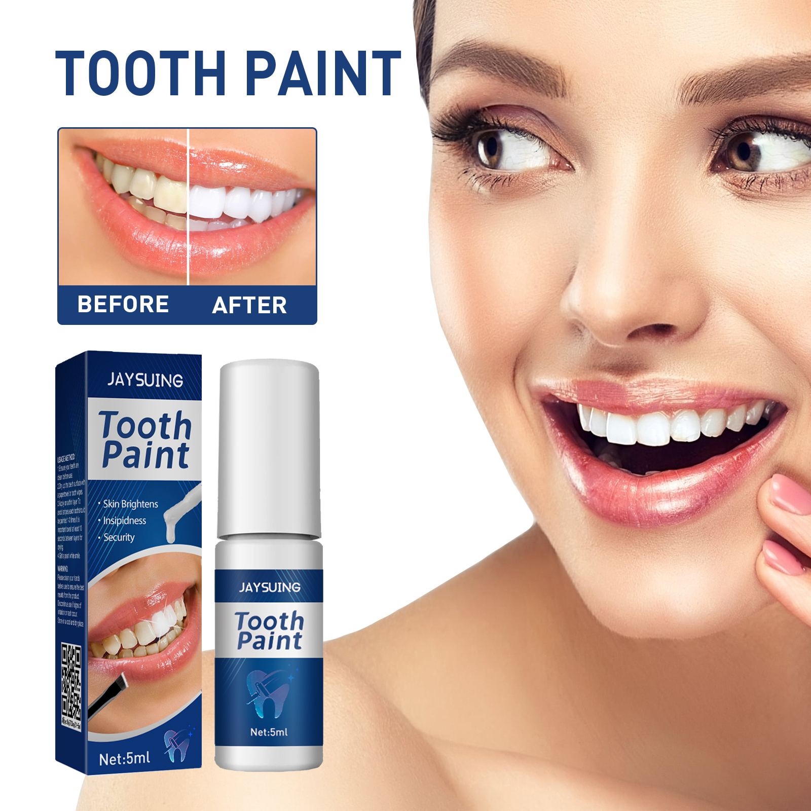 Instant Teeth Whitening Paint  – Teeth Paint Whitening recenzja i cena