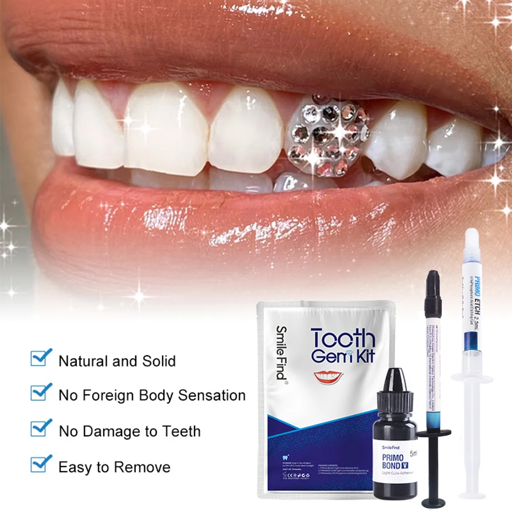 Tooth Gem Kit Glue Professiona – Tooth Gem Kit recenzja i cena