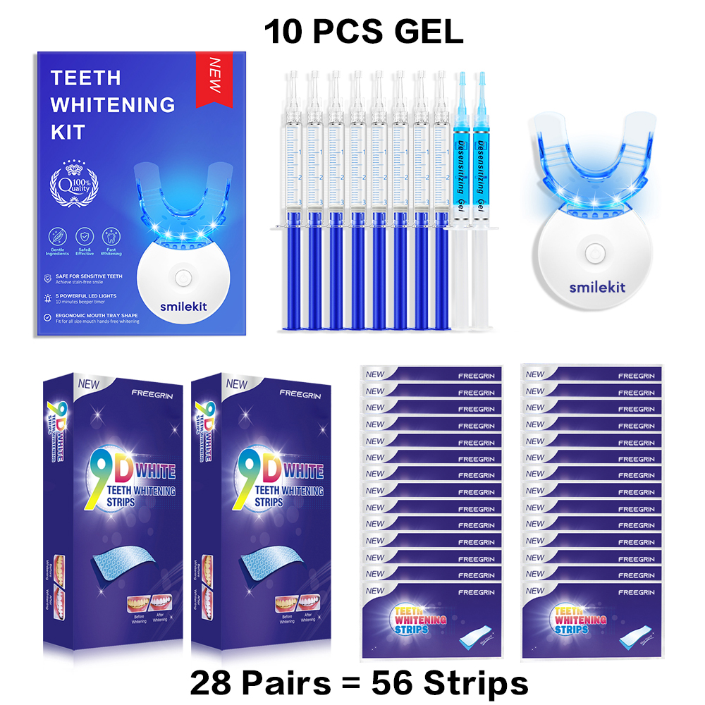 Teeth Whitening Kit - 5X LED L – Teeth Whitening Mouthwash recenzja i cena