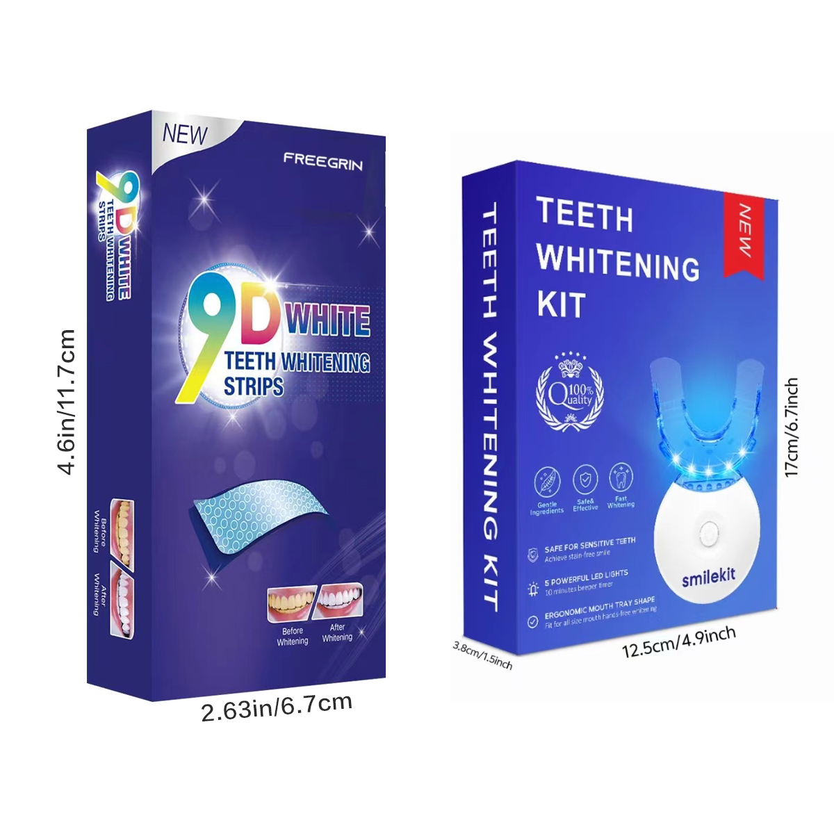 Teeth Whitening Kit - 5X LED L – Teeth Whitening Mouthwash recenzja i cena