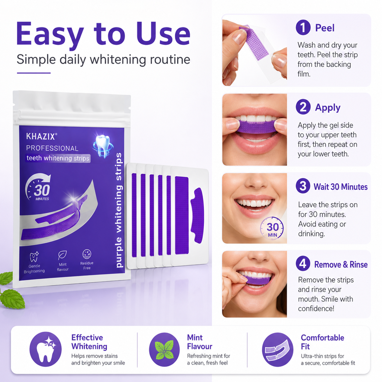 7PCS Teeth Whitening Strips fo – Teeth Whitening Strips Crest recenzja i cena