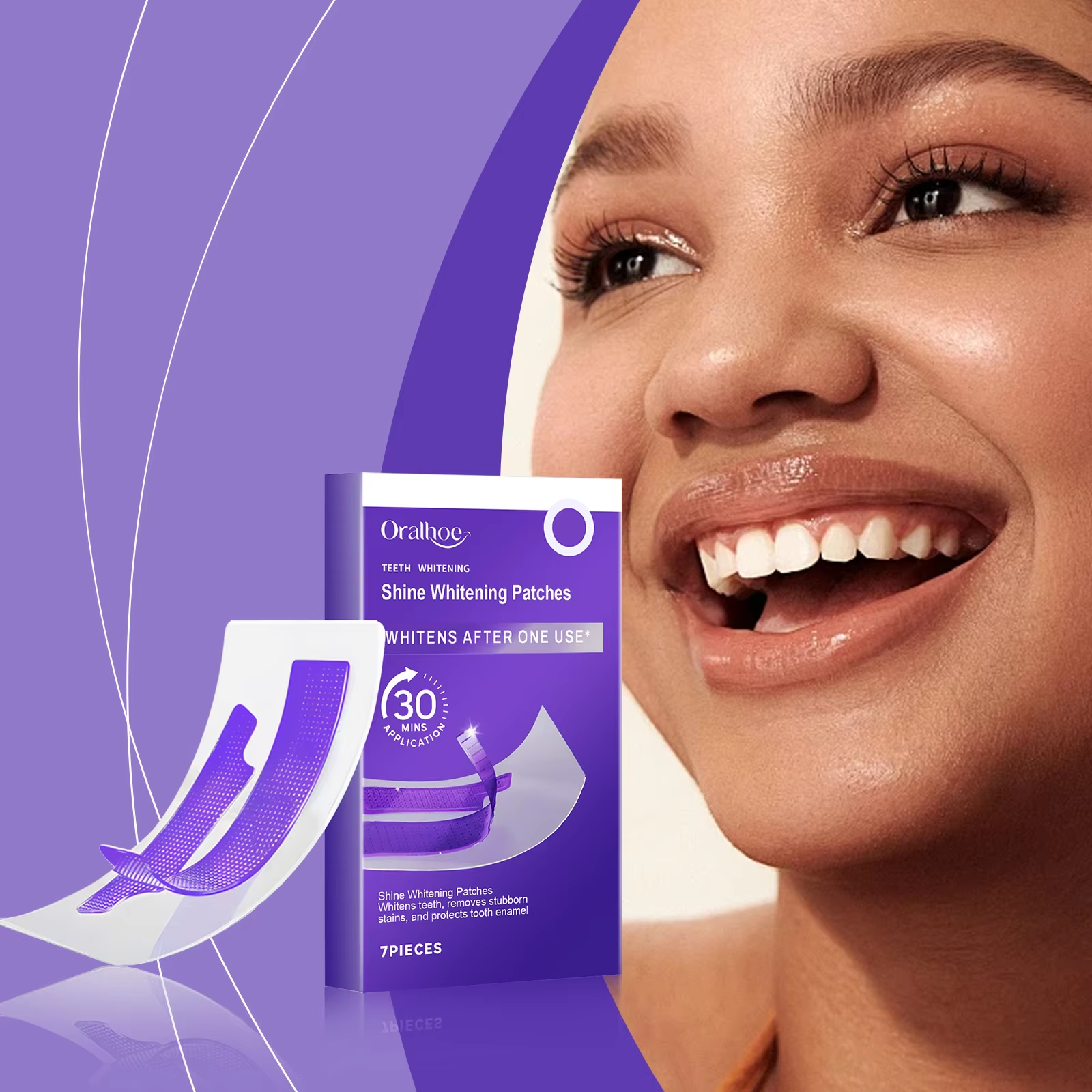 Purple Teeth Whitening Strips  – Teeth Whitening Strips Crest recenzja i cena
