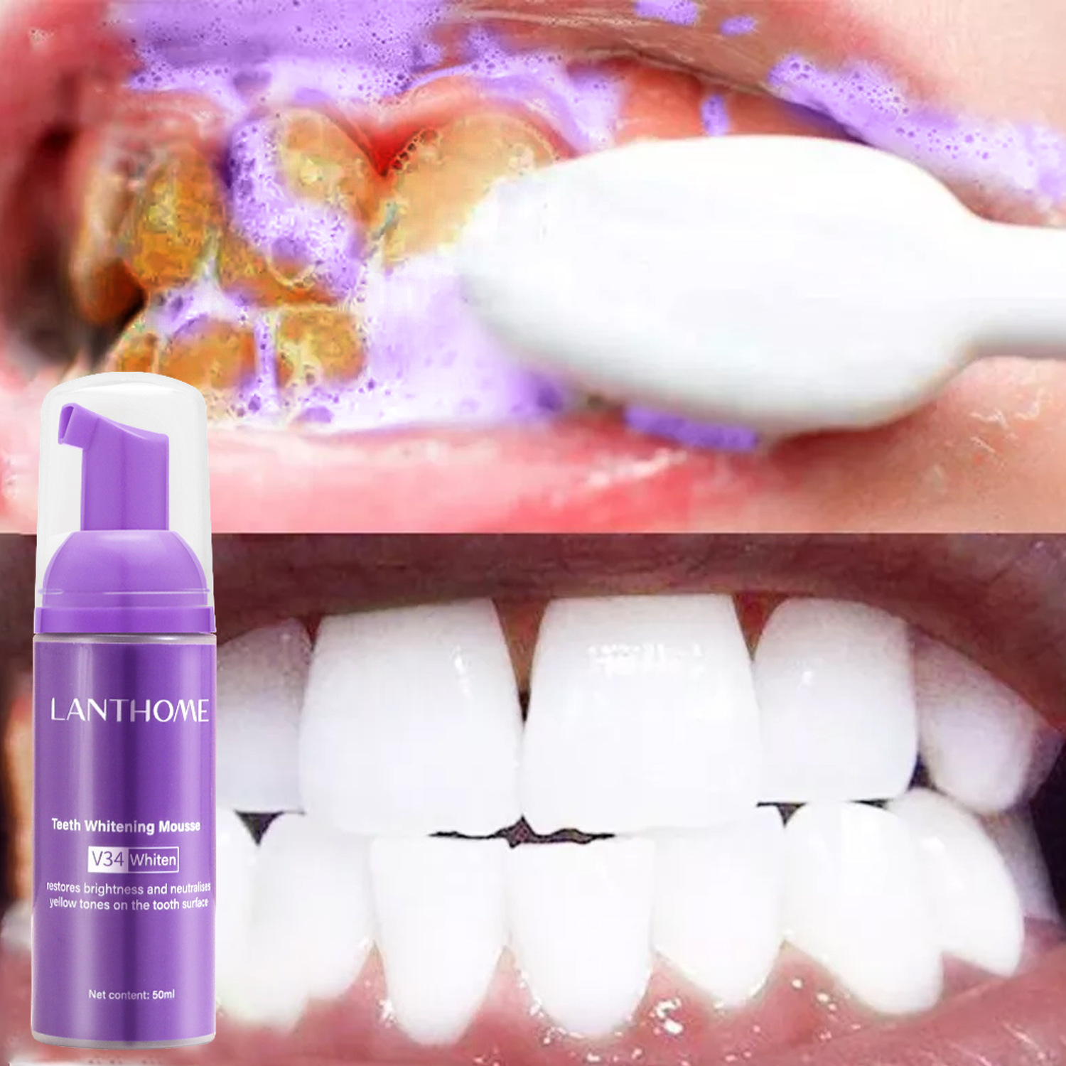V34 Teeth Whitening Mousse Too – Teeth Whitening/Bleaching recenzja i cena