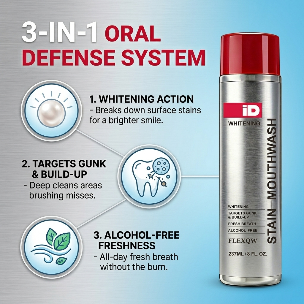 Hismile ID Whitening Stain Mou – Teeth Whitening Mouthwash recenzja i cena