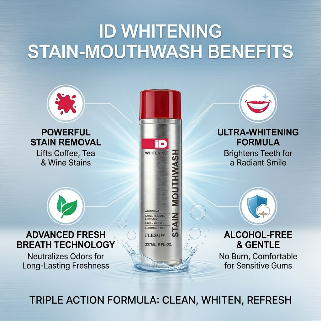 Hismile ID Whitening Stain Mou – Teeth Whitening Mouthwash recenzja i cena
