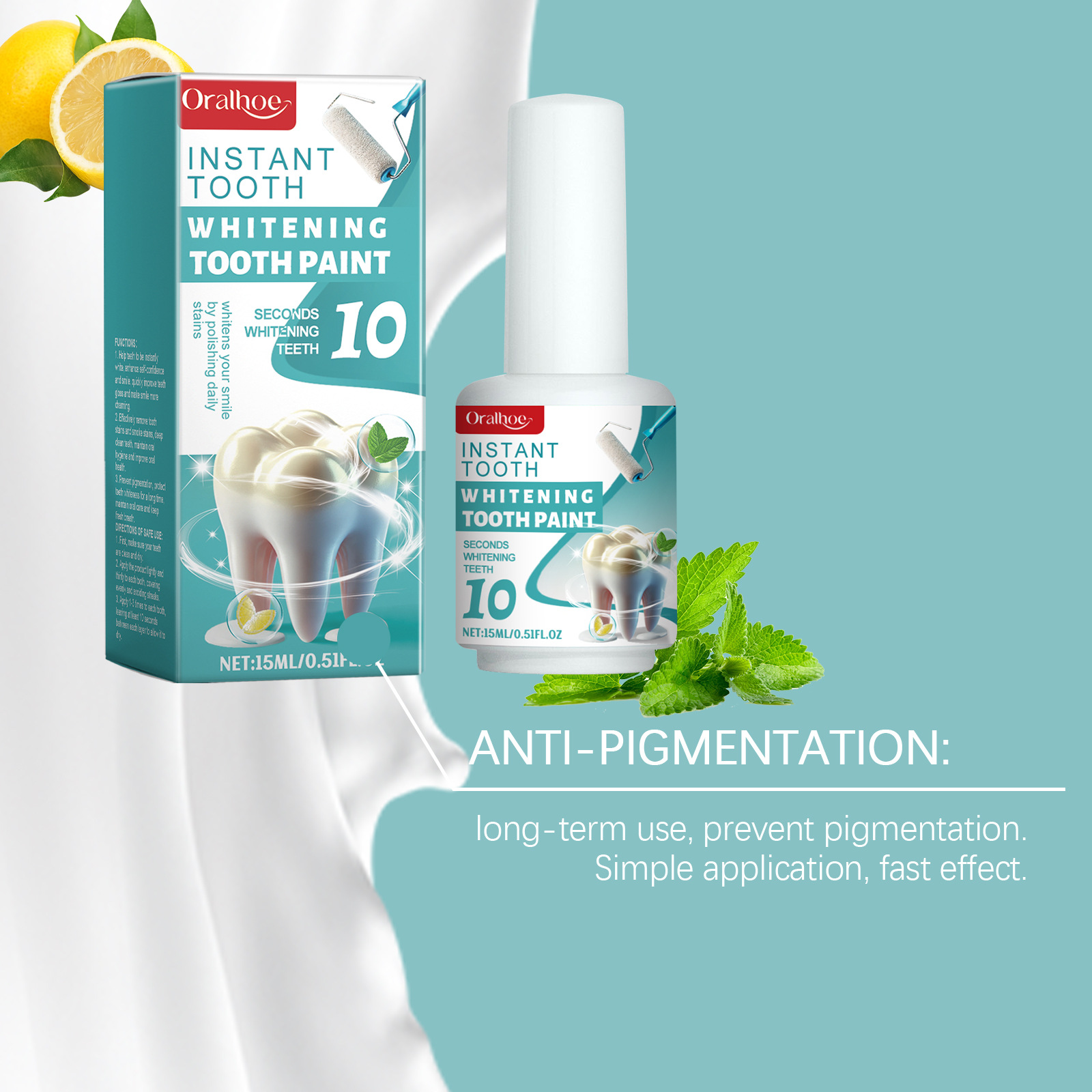 ORALHOE Instant White Tooth Pa – Teeth Paint Whitening recenzja i cena