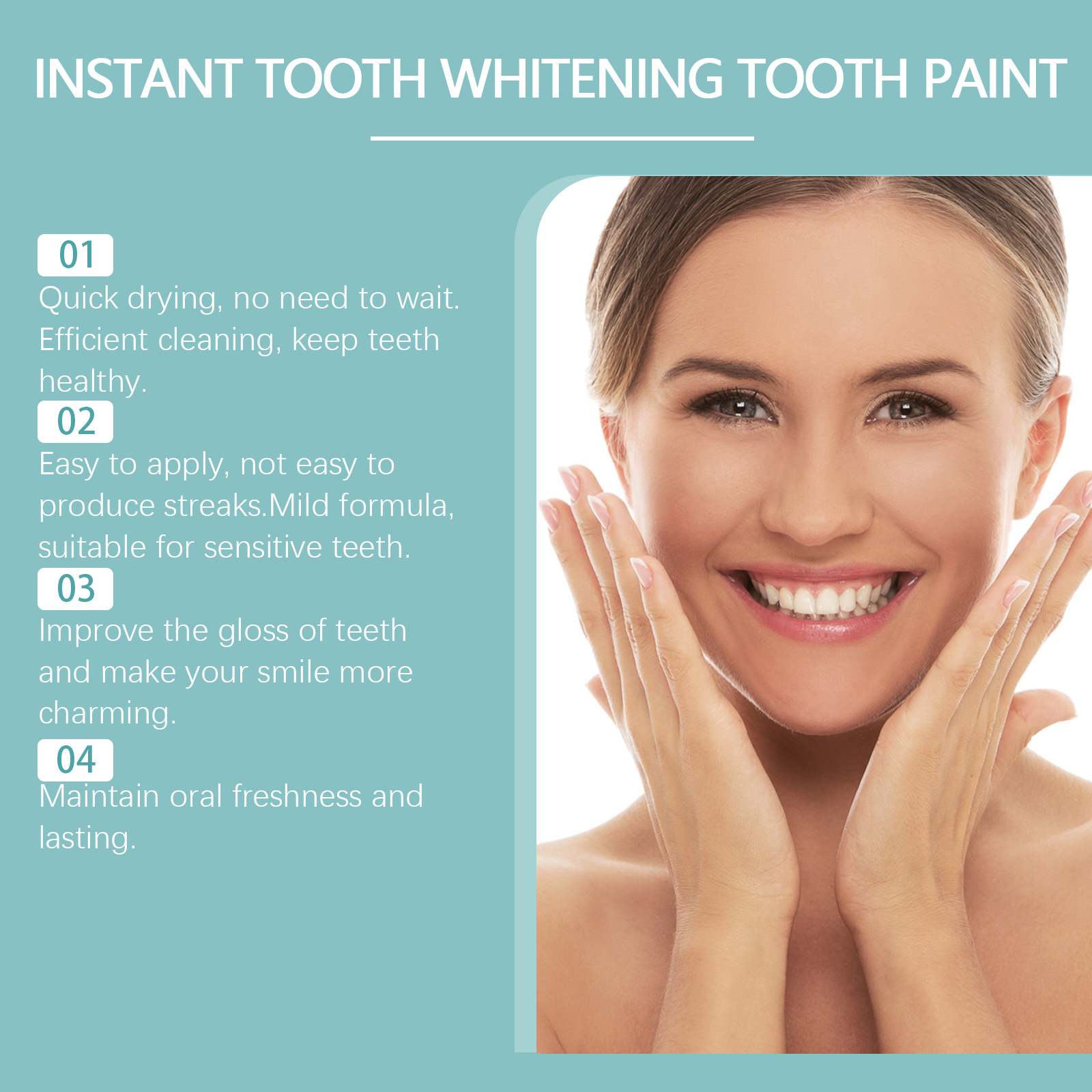 ORALHOE Instant White Tooth Pa – Teeth Paint Whitening recenzja i cena