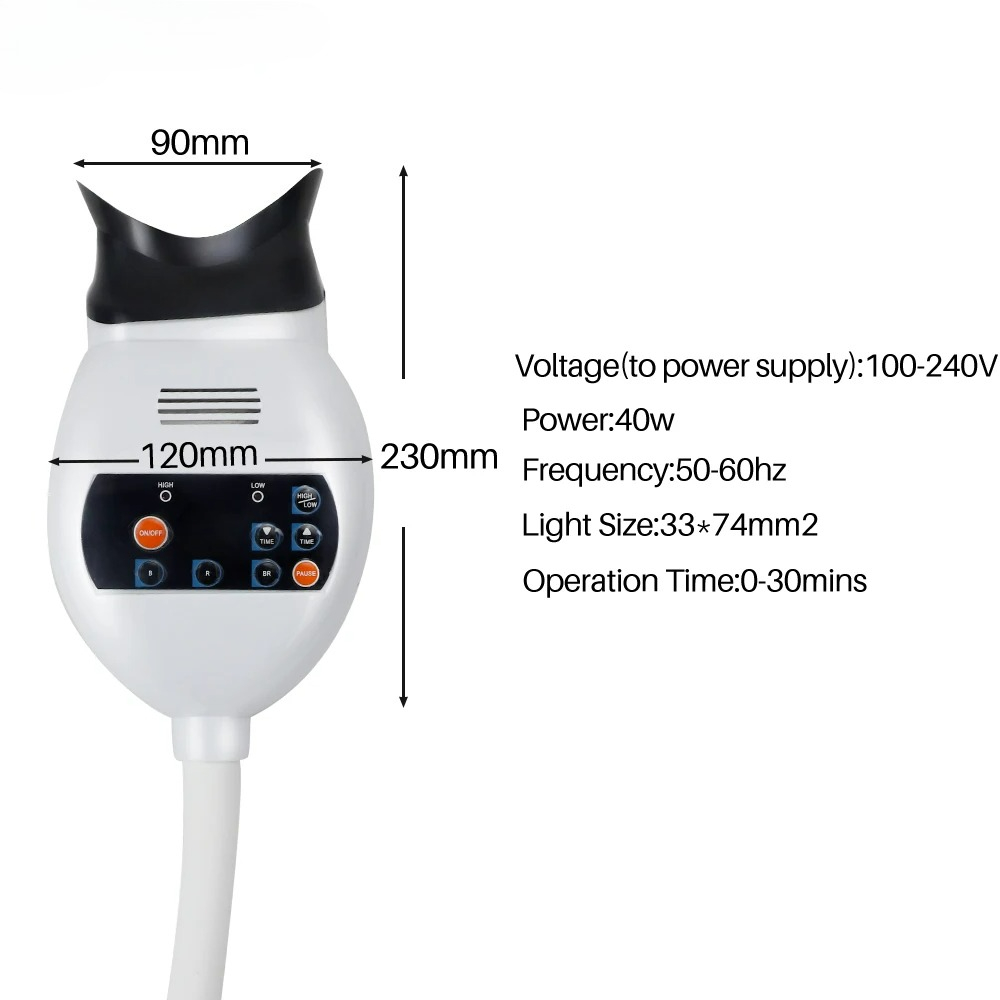 Adjustable 3 Colors LED Teeth  – Teeth Whitening/Bleaching recenzja i cena