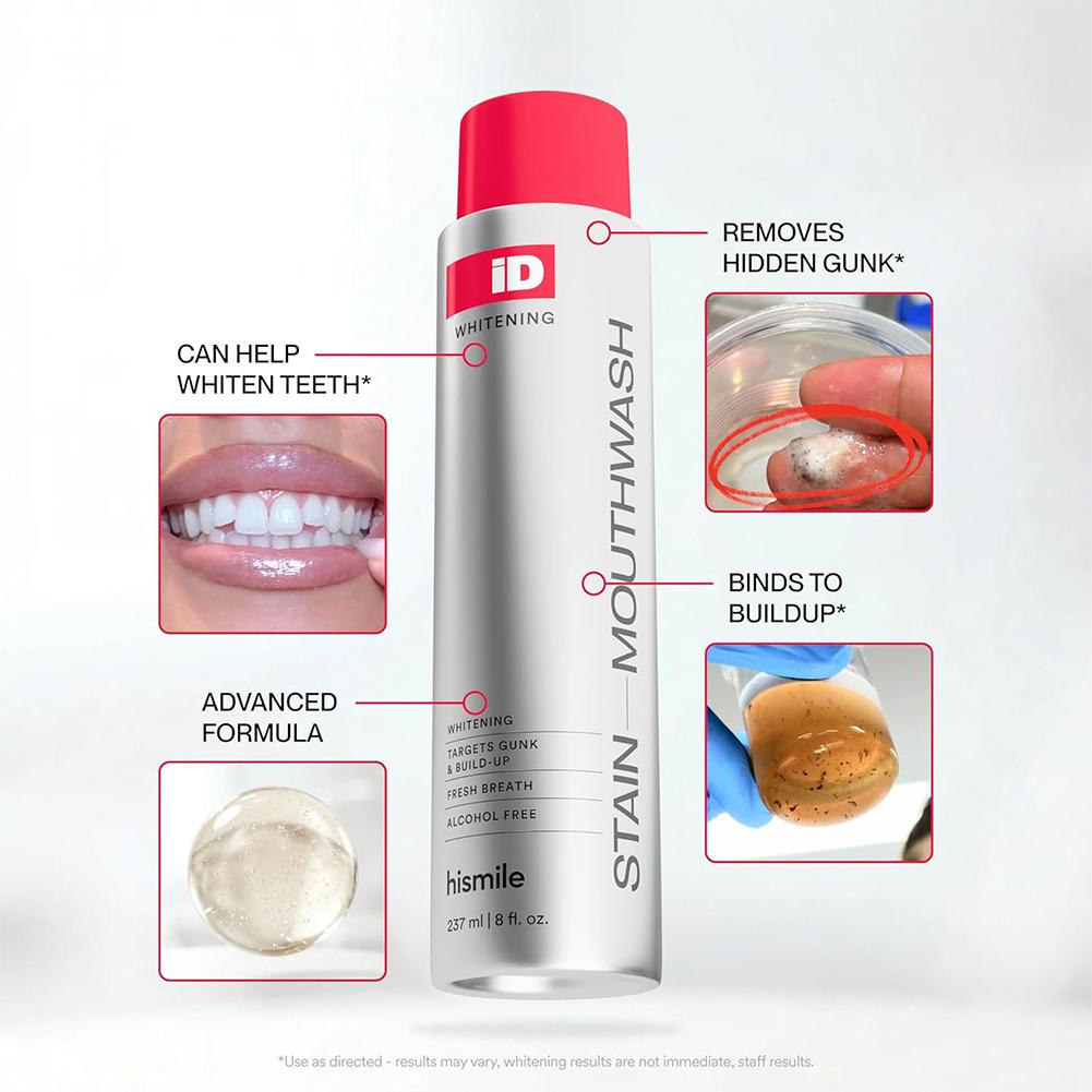 Hismile iD Alcohol Free Mouthw – Teeth Whitening Mouthwash recenzja i cena
