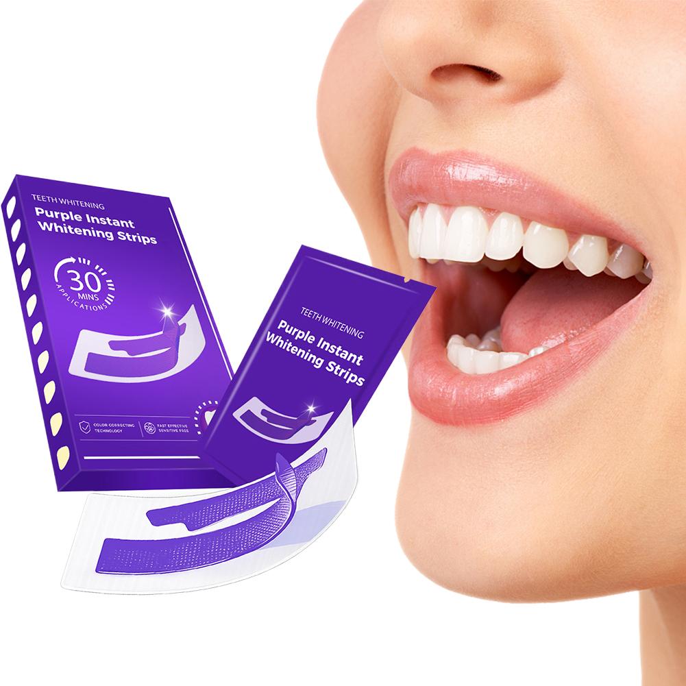 42Pairs Purple Teeth Whitening – Teeth Whitening Strips Crest recenzja i cena
