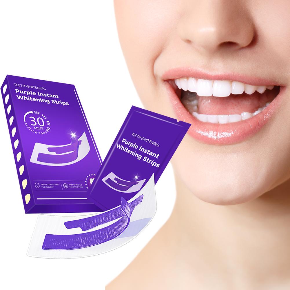 42Pairs Purple Teeth Whitening – Teeth Whitening Strips Crest recenzja i cena