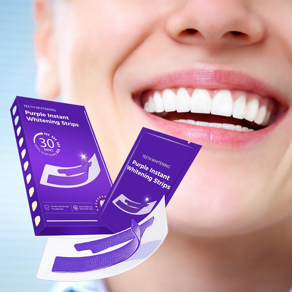 42Pairs Purple Teeth Whitening – Teeth Whitening Strips Crest recenzja i cena