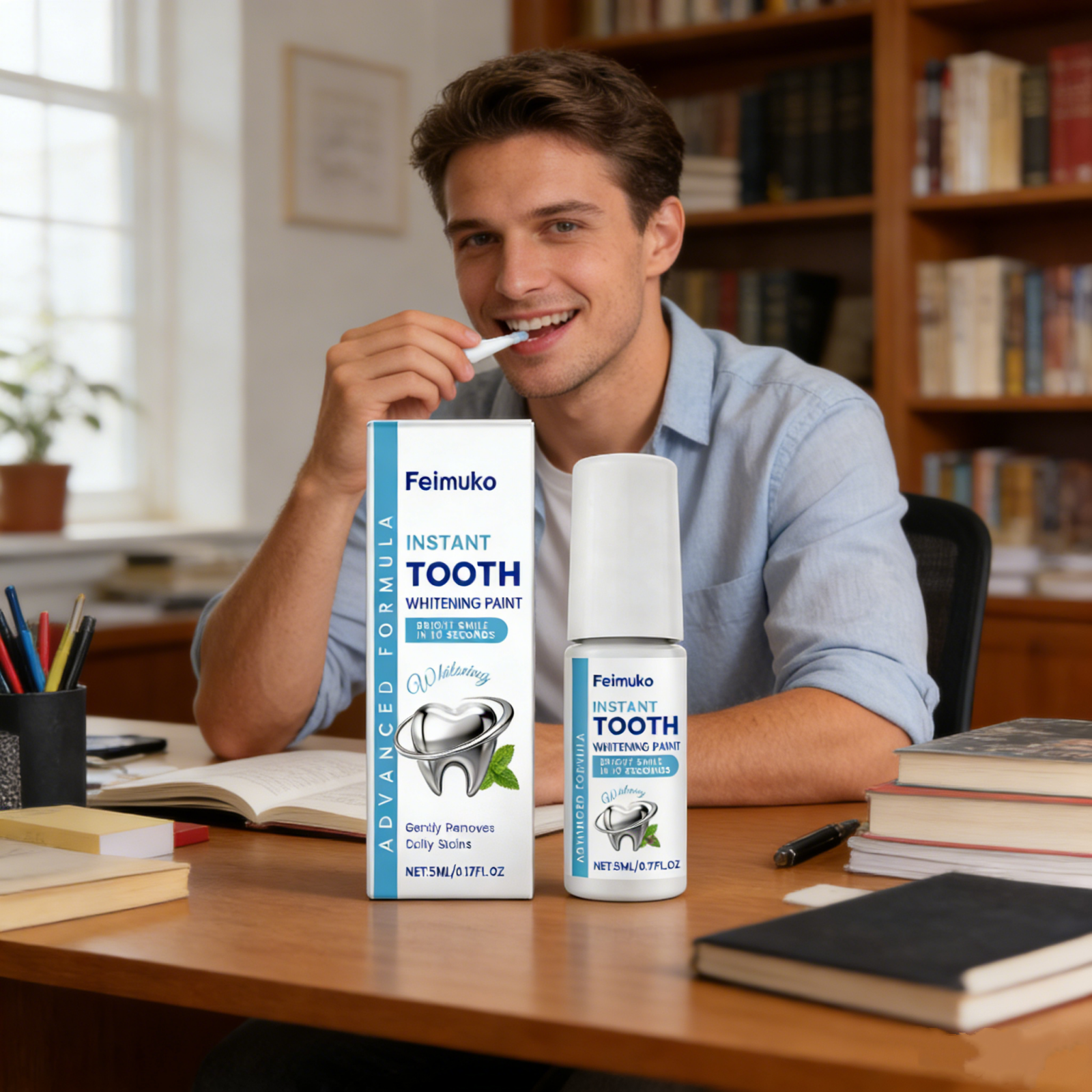 Instant Teeth Whitening Paint  – Teeth Paint Whitening recenzja i cena