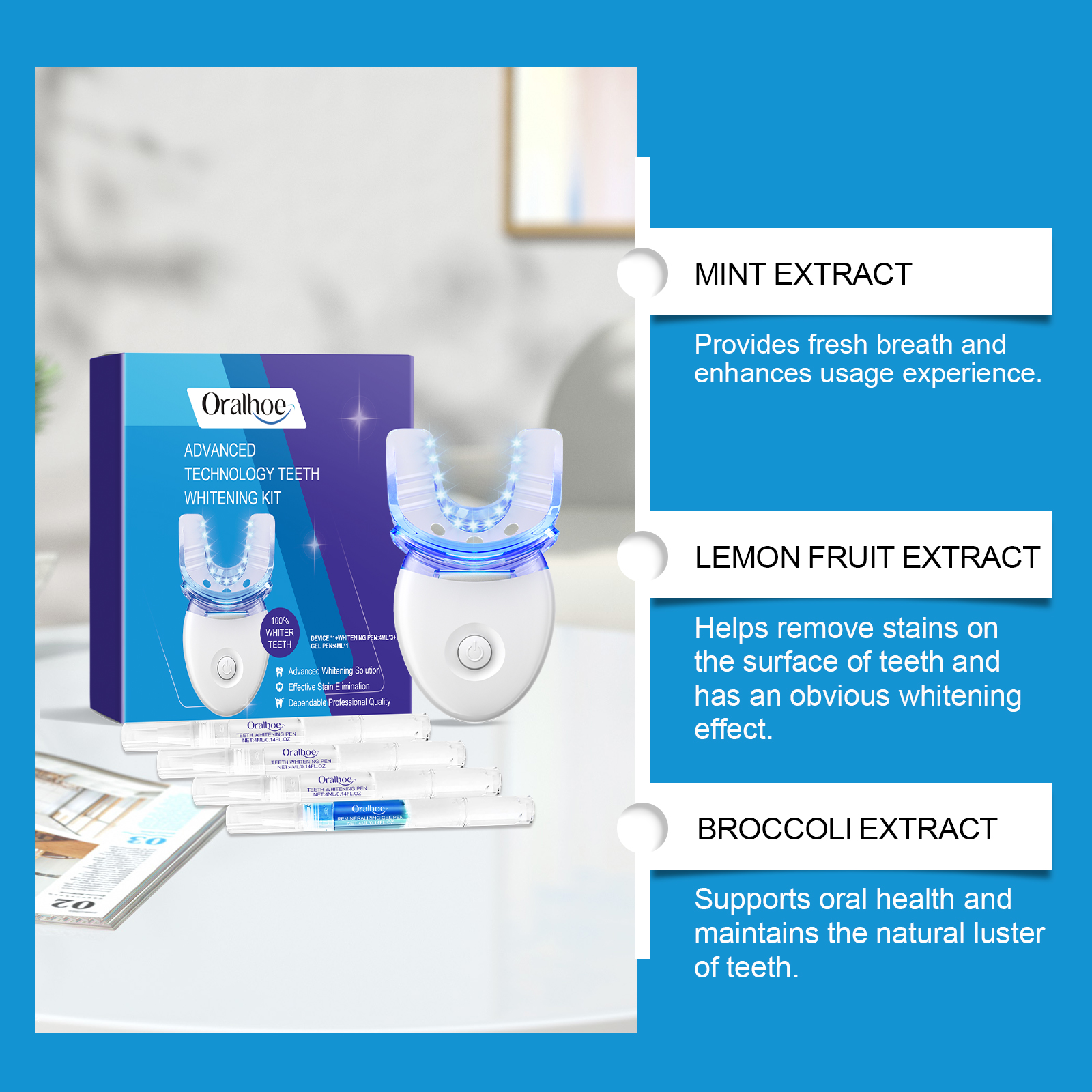Professional Teeth Whitening L – Teeth Whitening Mouthwash recenzja i cena