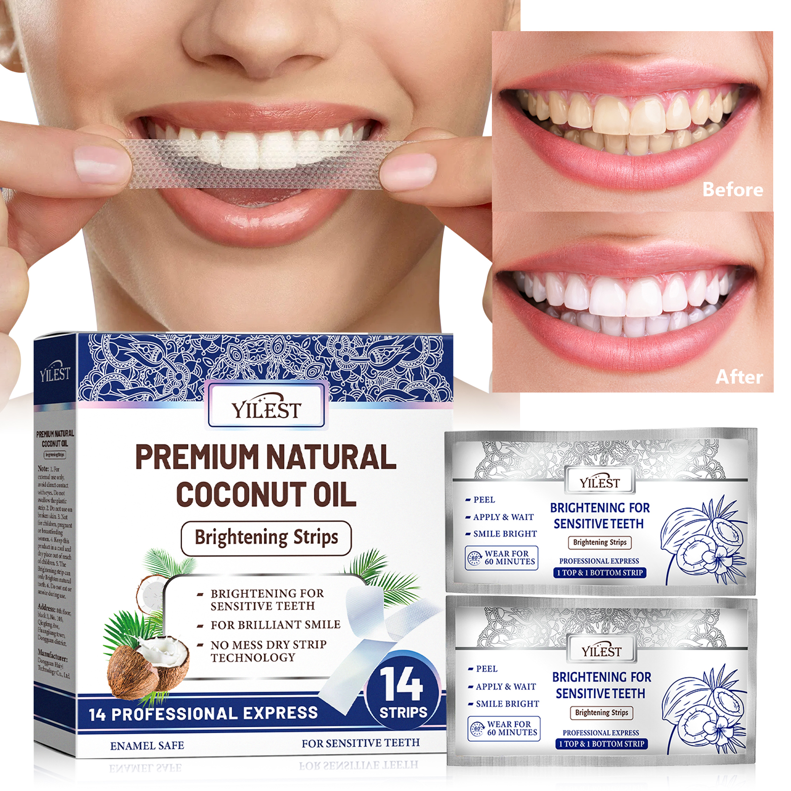 Teeth Whitening Strips 14pcs C – Teeth Whitening/Bleaching recenzja i cena
