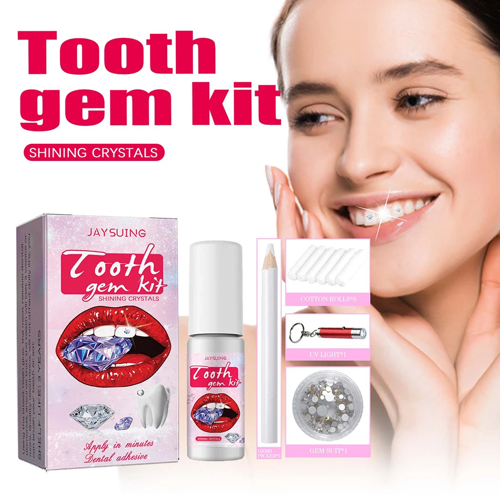 DIY Tooth Gems Kit with Crysta – Teeth Whitening Levels recenzja i cena