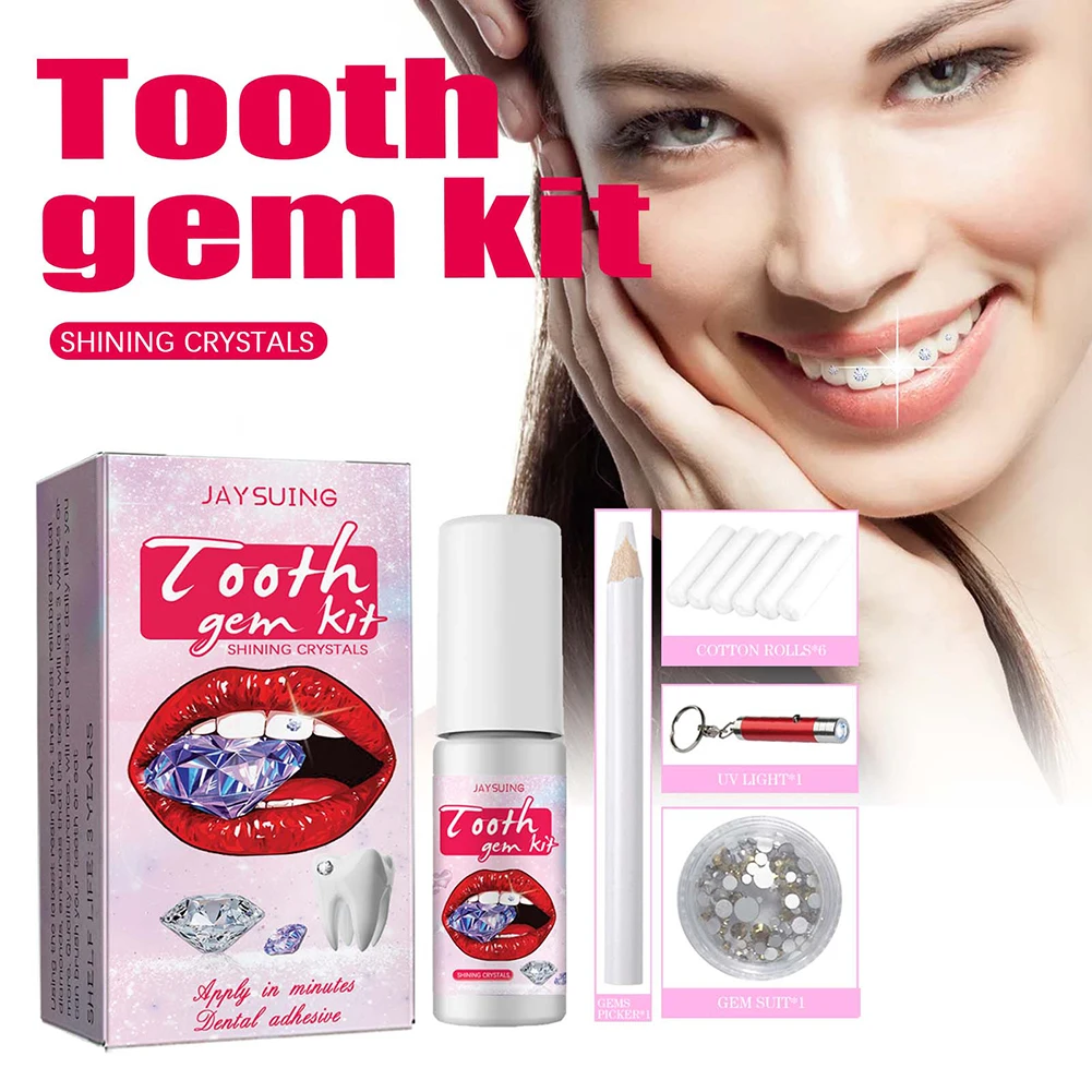 DIY Tooth Gems Kit with Crysta – Teeth Whitening Levels recenzja i cena