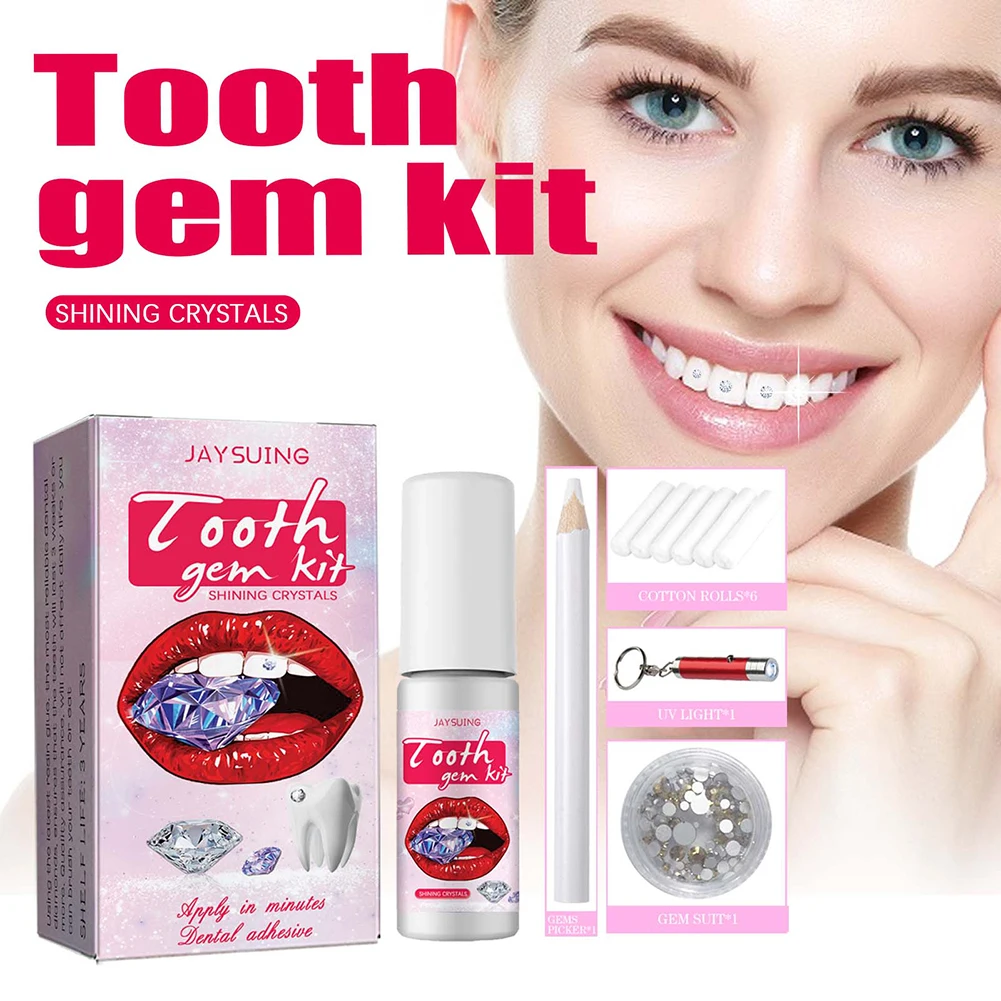 DIY Tooth Gems Kit with Crysta – Teeth Whitening Levels recenzja i cena