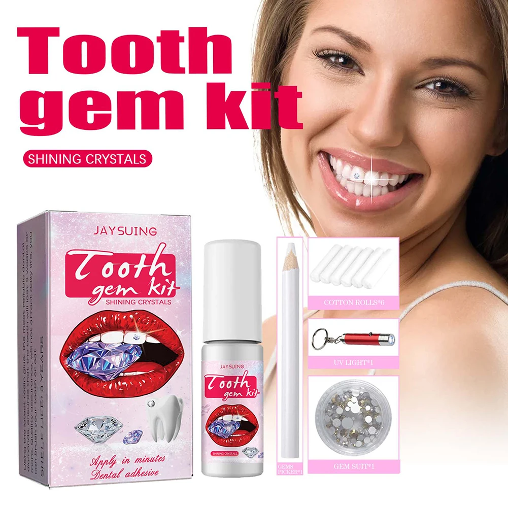 DIY Tooth Gems Kit with Crysta – Teeth Whitening Levels recenzja i cena